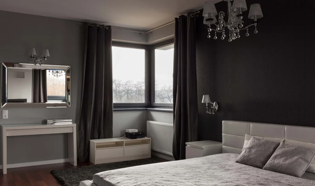 Dormitorio-cortina-opaca-negra-1